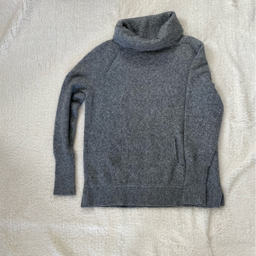 Soft gray women’s sweater